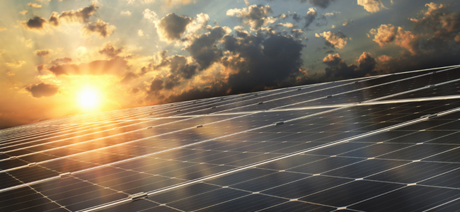 Installing Home Solar – How to Comply with the Regulatory Requirements solar panel with sunset background. concept clean energy