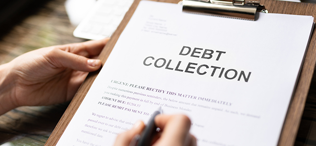 Debt Collection – Two Recovery Options debt collection 650