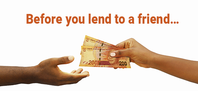 hand giving 3d rendered south african rand notes to another hand